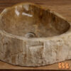 Waschbecken-versteinertes-Holz-nr-333