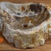 Waschbecken-versteinertes-Holz-nr-436