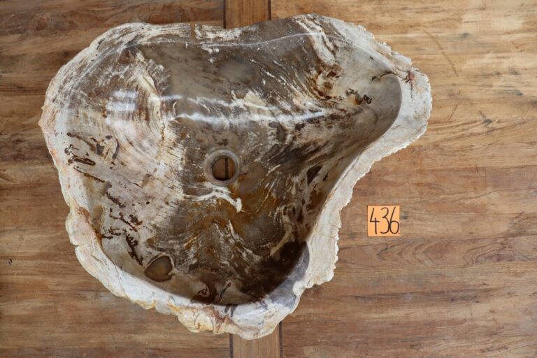 Waschbecken-versteinertes-Holz-nr-436