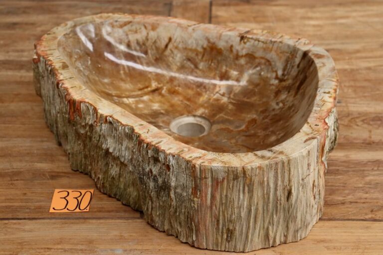 Waschbecken-versteinertes-holz-nr-330