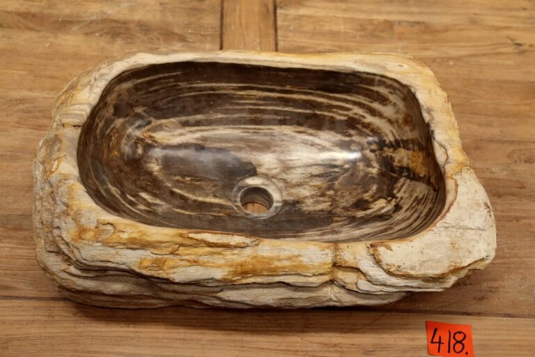 Waschbecken-versteinertes-holz-nr-418