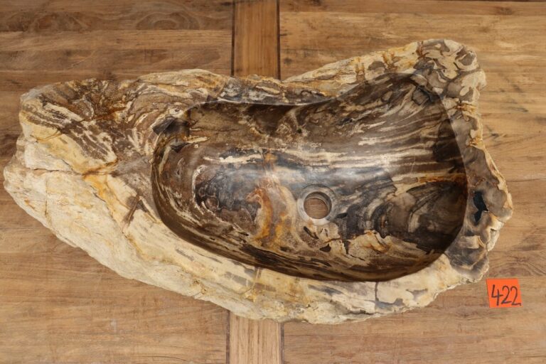 Waschbecken-versteinertes-holz-nr-422