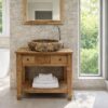 Waschbeckenunterschrank-Altholz-recyceltes-Teakholz-80-cm