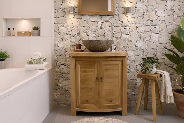 Waschbeckenunterschrank-Massiv-Teak-Badezimmermoebel-Couch-70-cm