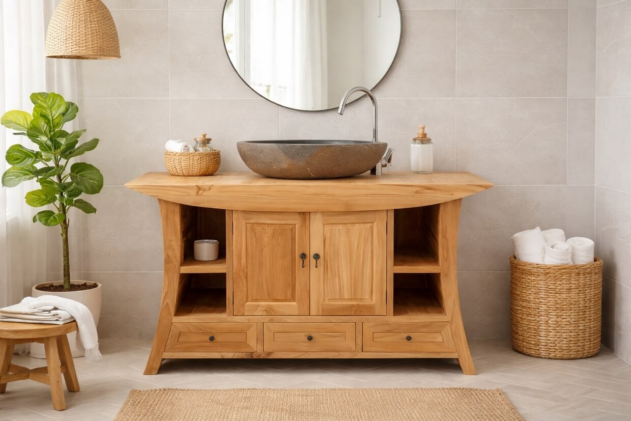 Waschbeckenunterschrank-Massivholz-Designer-140