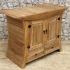 Waschbeckenunterschrank-Massivholz-Teak-Designer-100