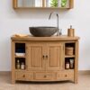 Waschbeckenunterschrank-Massivholz-Teak-Waschtisch-Couch-110-cm