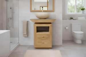 Waschbeckenunterschrank-Teak-Massiv-Modell-TV-60-cm