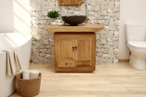 Waschbeckenunterschrank-Teakholz-TV90