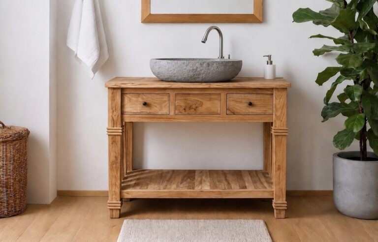 Waschbeckenunterschrank-recyceltes-Teak-Altholz-100-cm