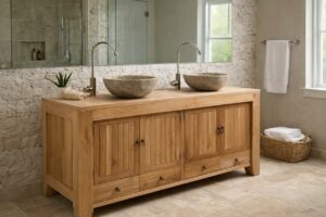 Waschtisch-Massivholz-Unterschrank-Badmoebel-Teak-Modell-Batavia-150-cm