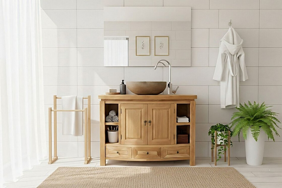 Waschtisch-Unterschrank-Teakholz-Massiv-Modell-Couch-110-cm