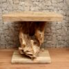 Waschtisch-Unterschrank-Teakholz-Massiv-Wurzeltisch-Nummer-517