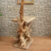 Waschtisch-Unterschrank-Wurzelholz-Teak-Unikat-Waschbeckenunterschrank-Nummer-512