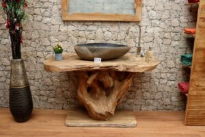 Waschtisch-Wurzelholz-Massiv-Teak-Unikat-Nr-503