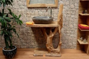 Waschtisch-Wurzelholz-Teak-Massiv-Unikat-Nummer-587