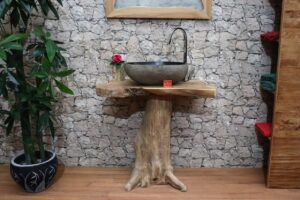 Waschtisch-Wurzelholz-Teak-Nummer-522