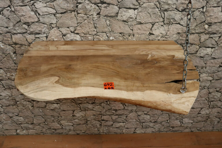 Waschtischplatte-Massiv-Teak-mit-Kette-nr-642