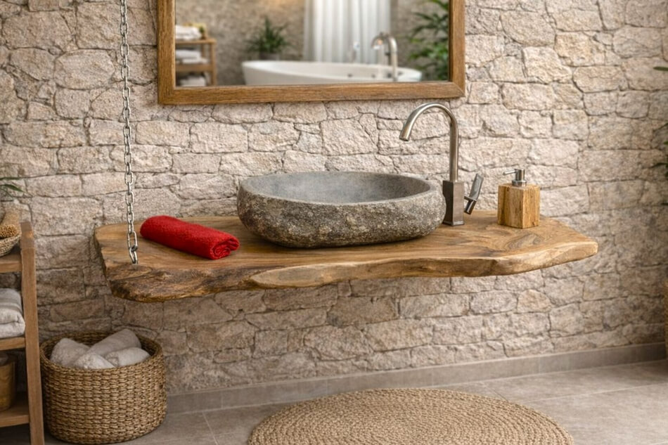 Waschtischplatte-Wurzelholz-Massiv-Teak-Unikat