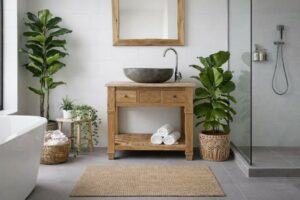 Waschtischunterschrank-Massiv-Teak-Modell-Altholz-80-cm