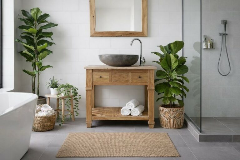 Waschtischunterschrank-Massiv-Teak-Modell-Altholz-80-cm