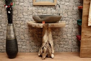 Waschtischunterschrank-Wurzelholz-Teak-Massiv-Unikat-nr-490