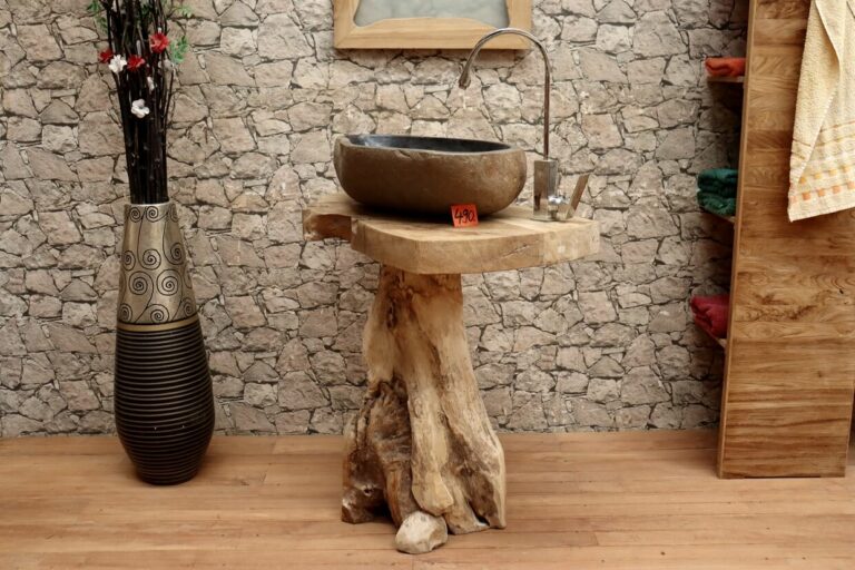 Waschtischunterschrank-Wurzelholz-Teak-Massiv-Unikat-nr-490