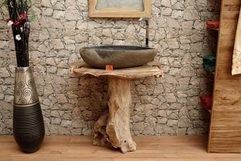 Waschtischunterschrank-Wurzelholz-Teak-Massiv-Unikat-nr-491