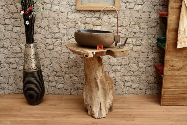 Waschtischunterschrank-Wurzelholz-Teak-Massiv-Unikat-nr-491