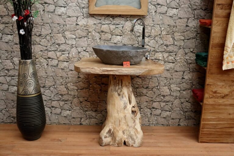 Waschtischunterschrank-Wurzelholz-Teak-Massiv-Unikat-nr-492