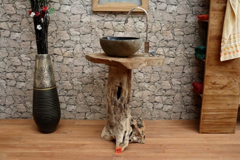 Waschtischunterschrank-Wurzelholz-Teak-Massiv-Unikat-nr-493