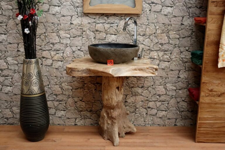 Waschtischunterschrank-Wurzelholz-Teak-Massiv-Unikat-nr-494