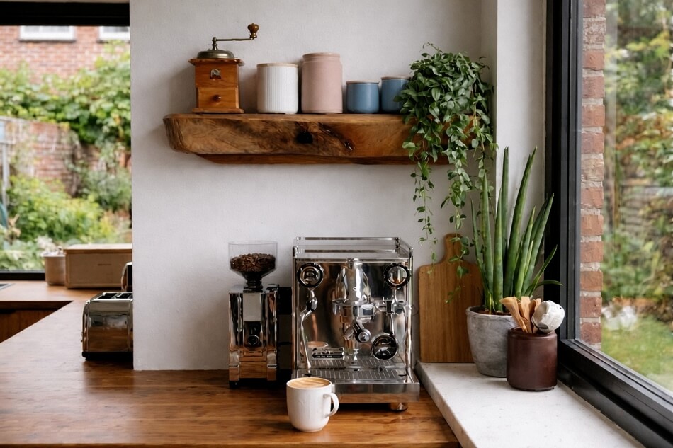 Wurzelholz-Konsole-Wandboard-Kueche-Ablage-Massiv