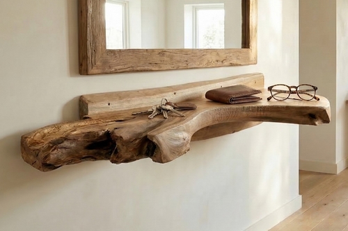 Wurzelholz-Konsolen