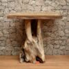 Wurzelholz-Waschtisch-Unikat-Massiv-Teak-Nr-454